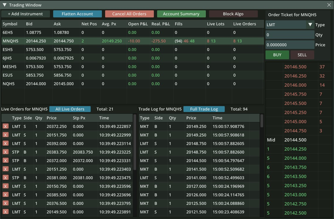Trading Window